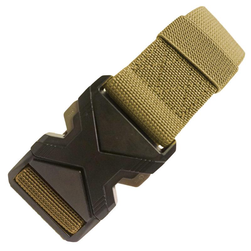 ベルト 男性用 タクティカル 伸縮性 ズボン用ベルト 合金バックル 普段使い ビジネス カジュアル ミリ..
