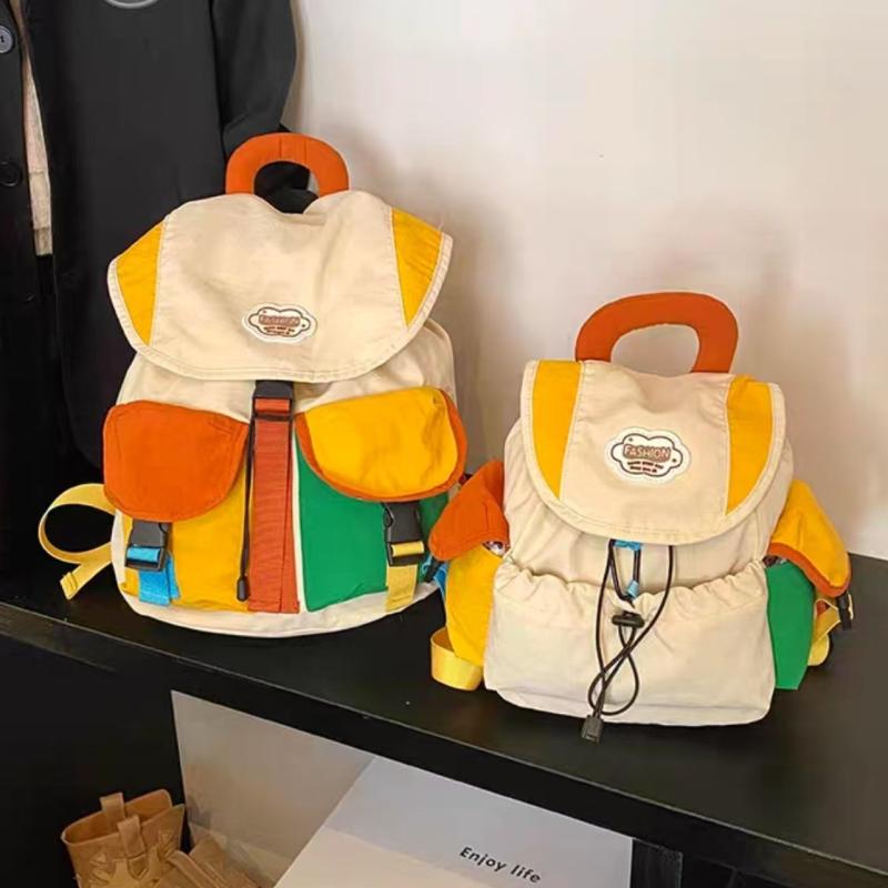 リュックサック キッズ 子供 男の子 女の子 アウトドア 幼稚園 小学生 オックスフォード カラフル 通気..