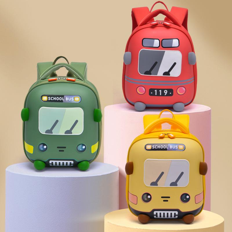 リュックサック キッズ 男の子 女の子 幼稚園 保育園 通園 遠足 迷子防止 EVA 軽量 かわいい 12寸 漫画のキャラクター イエロー レッド グリーン