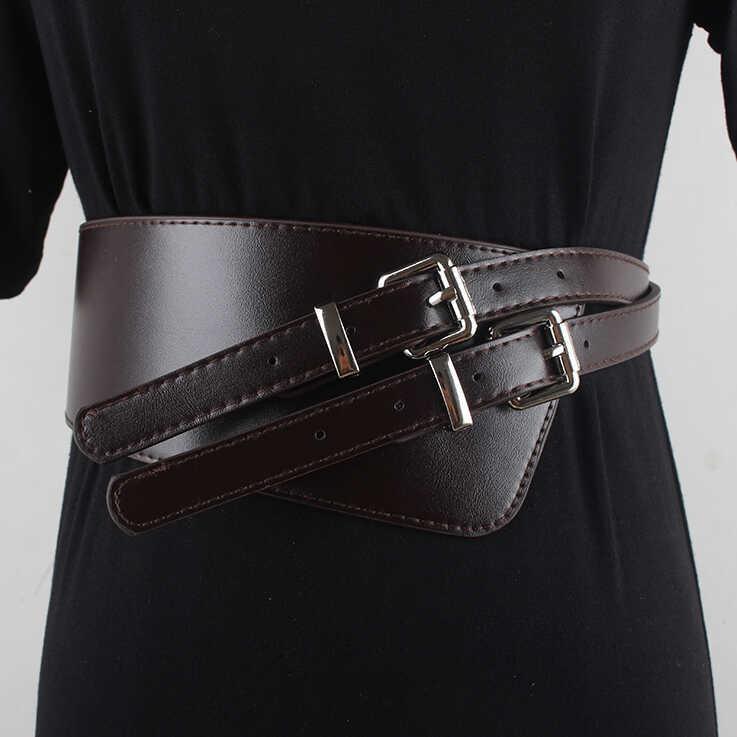 ベルト レディース 太ベルト 本革 スカート ワンピース ウエストマーク 飾り ブラック 黒 ブラウン 茶..
