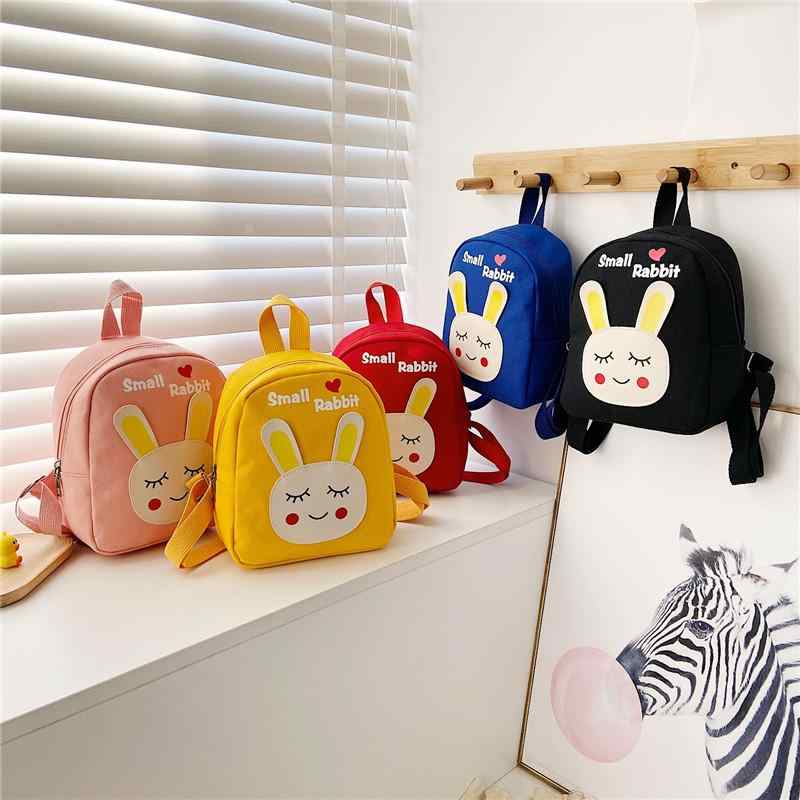 Tote Bag - リュック キッズ 女の子 帆布 カバン かわいい アニマル柄 ベビー 幼稚園 保育園 ショルダーバッグ 軽量 撥水