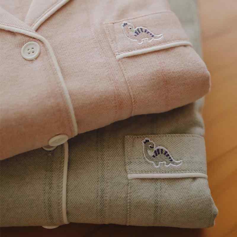 パジャマ レディース メンズ 長袖 ルームウェア 上下セット 綿100% ネル 夫婦 カップル ペアルック 寝..