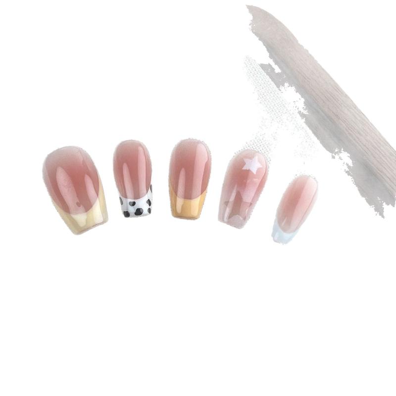 つけ爪 レディース かわいい マカロンカラー 猫目風 ジェルネイル 手作り ネイルチップ ピンク系 オレンジ系 イエロー系