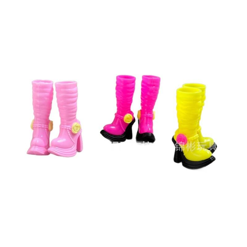 ドール シューズ ブーツ ハイヒール 人形 靴 おもちゃ 子供用 着せ替え ごっこ遊び