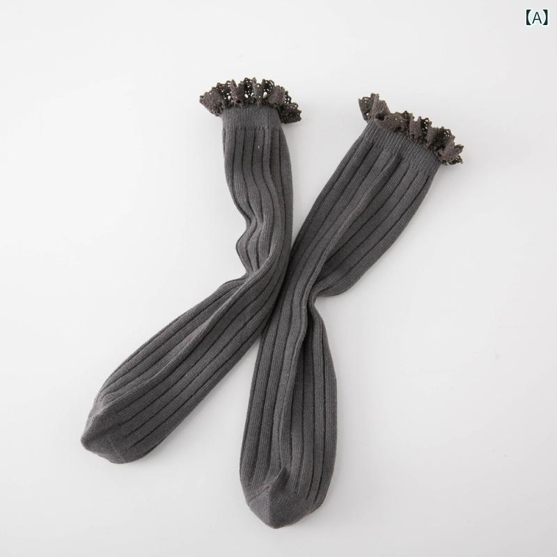 靴下 キッズ ベビー 薄手 滑り止め付き コットン ミドル丈 ショートソックス 春夏秋 深灰 酒 красный ..