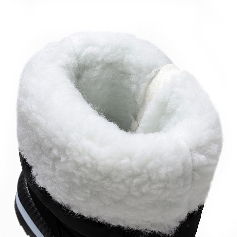 雪地靴 レディース 高筒 防水 防滑 防寒 あったか スノーブーツ 大きいサイズ 撥水 厚底 フラットヒー..