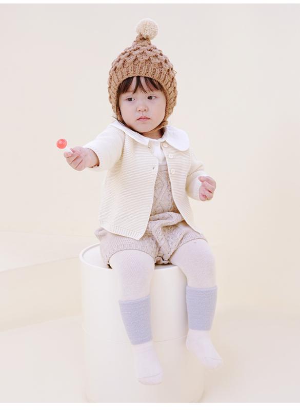 靴下 ベビー キッズ 滑り止め付き 厚手 パイル編み 新生児 子供 冬 中筒ソックス 男の子 女の子 綿 混..