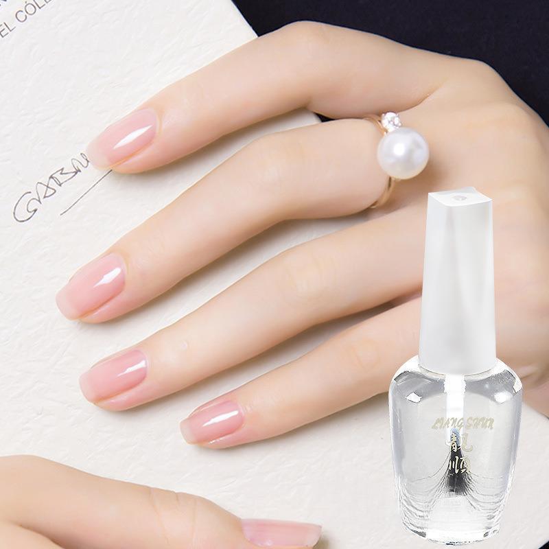 マニキュア 透明 速乾 ベースコート トップコート 護爪 無色 単色 12ヶ月