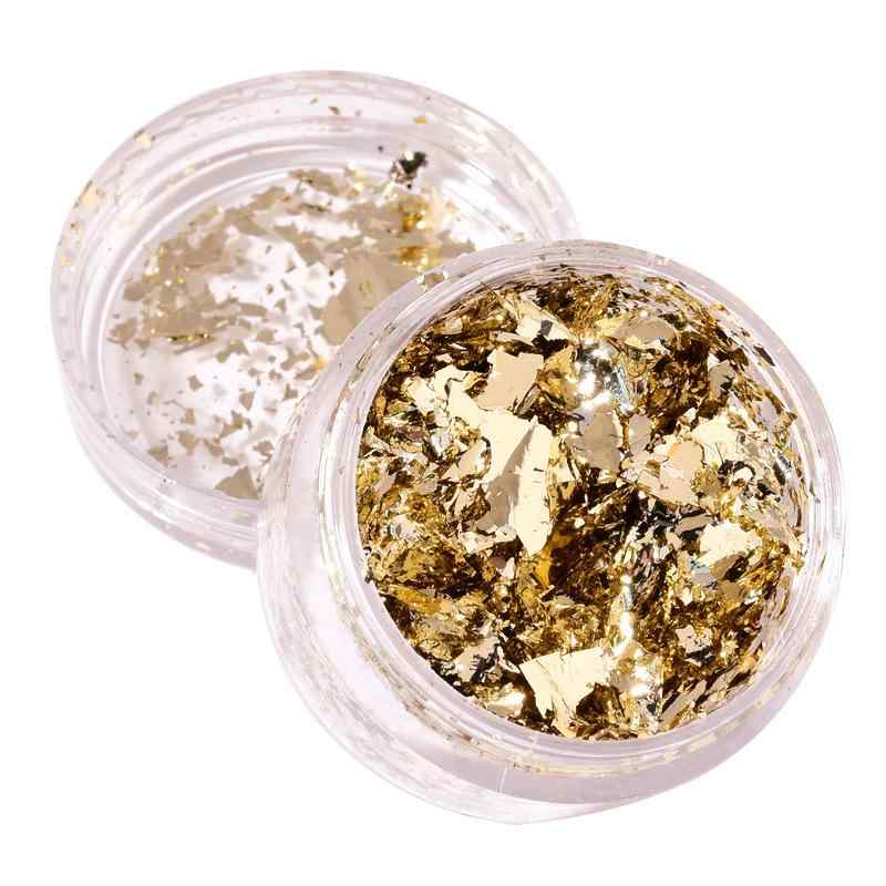 ネイルパーツ 金箔 銀箔 ネイルアート デコパーツ 箔シート 超薄型 K金 錫箔 ゴールド シルバー ブロンズ シャンパンゴールド ローズゴールド
