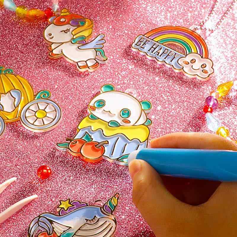 知育玩具 子供用 DIY 焼き付け不要 塗り絵 おもちゃ セット 女の子 幼児 パズル 高配童話 ケーキ 趣味 ..