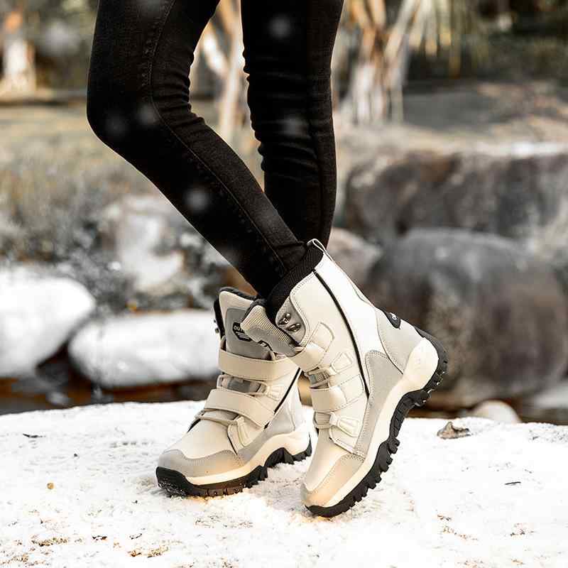 雪地靴 レディース 大きいサイズ 滑り止め 防寒 裏起毛 厚底 ショートブーツ ワークブーツ スノーブーツ アウトドア 冬 黒 ベージュ(4.0)