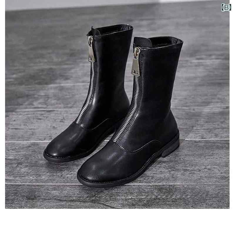 ブーツ レディース 女性用 本革 ショートブーツ レースアップ フラットソール ローヒール ラウンドトゥ 疲れない 痛くない 歩きやすい あたたかい 黒 白 ブラック ホワイト 春 秋冬