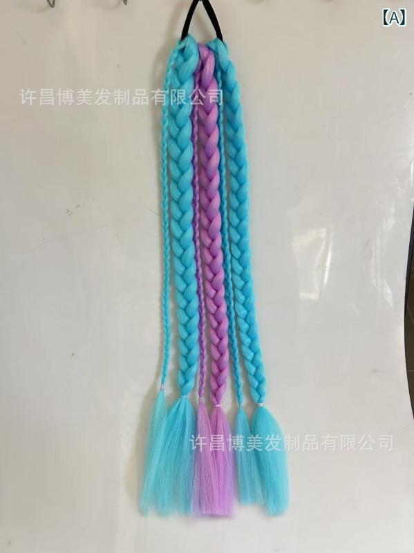 ヘアエクステンション レディース 三つ編み ドレッドヘア グラデーション カラー エクステ ブレイズ ウ..