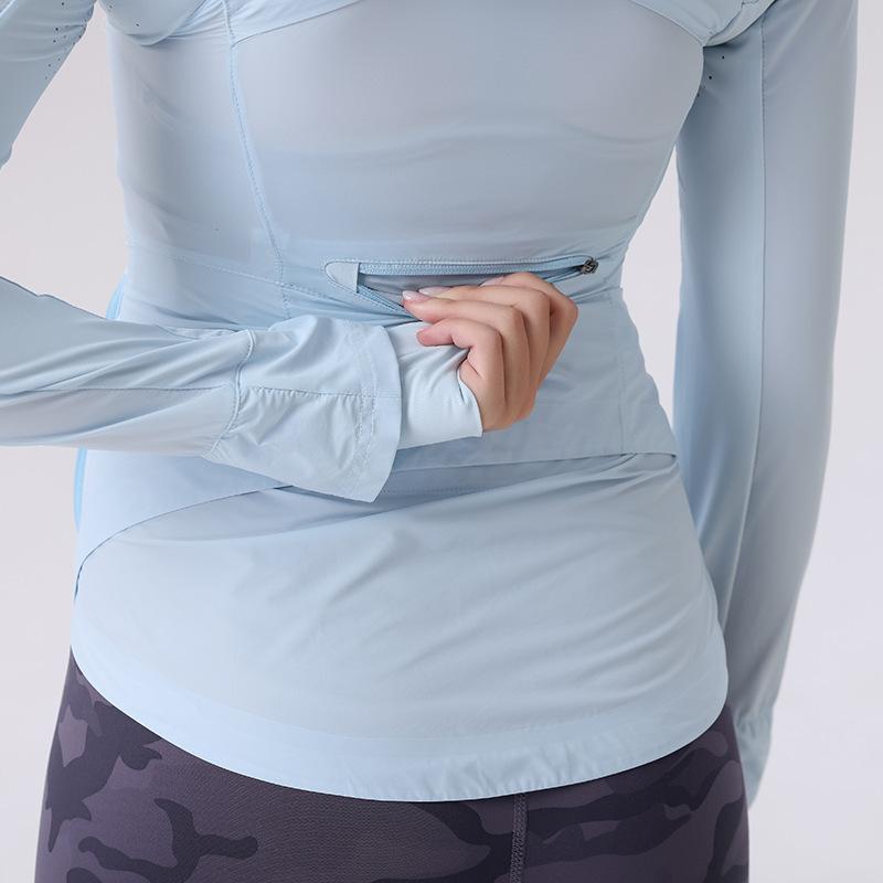 スポーツウェア レディース UVカット パーカー 長袖 ラッシュガード 接触冷感 吸湿速乾 トレーニングウェア ヨガウェア S M L XL XXL XXXL 白 黒 ピンク グレー ブルー 紫