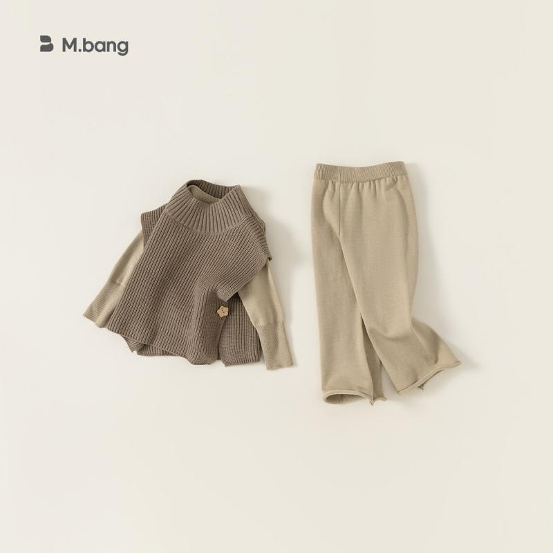 子供服 パンツ セットアップ 春秋 韓国風 女の子 3点セット 長袖 トップス 長ズボン 上下セット かわいい おしゃれ着 普段着 ベージュ系