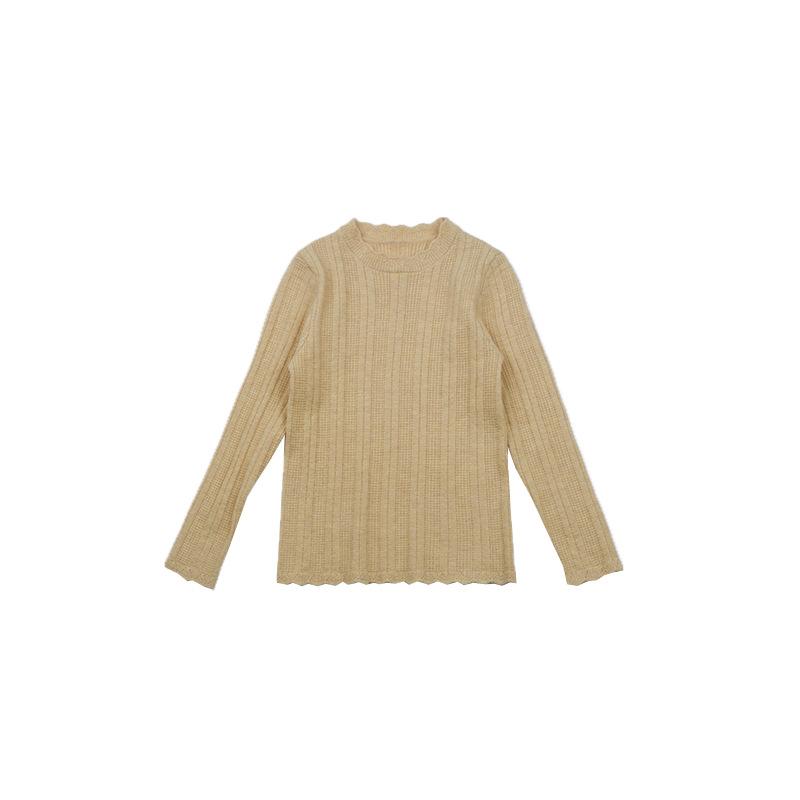 ニット キッズ 女の子 子供服 花柄 レース 襟付き セーター トップス 長袖 カットソー プルオーバー 春秋 かわいい 普段着 発表会 幼稚園 保育園 通園 通学 90 100 110 120 130 140 150 160cm