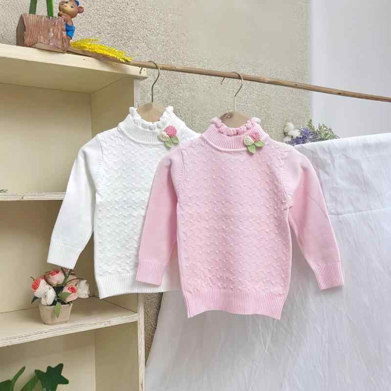 ・対象: キッズ・性別: 女の子・生地加工: 柔らか・スタイル: 韓国風・対象年齢: 3～8歳 (100～140cm)・シーズン: 冬、春、秋・毛糸の太さ: 細・厚さ: 普通・袖丈: 長袖・留め具: プルオーバー・柄: ストライプ、無地、花柄・実写画像: モデルなし・在庫: 有り・要素: ストライプ、可愛い、プリンセス・生地名: 綿・主素材: 綿100%・安全レベル: A・ネックライン: ラウンドネック・フード: 無し・カラー: アイボリー、ピンク・適合身長: 90cm、100cm、110cm、120cm、130cm・衣類の開き: プルオーバー・カテゴリ: 子供用セーター