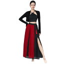 ダンス衣装 レディース 古典舞踊 練習着 紗衣 上着 セットアップ モダール 軽やか 春夏 秋 舞台衣装 民族舞踊