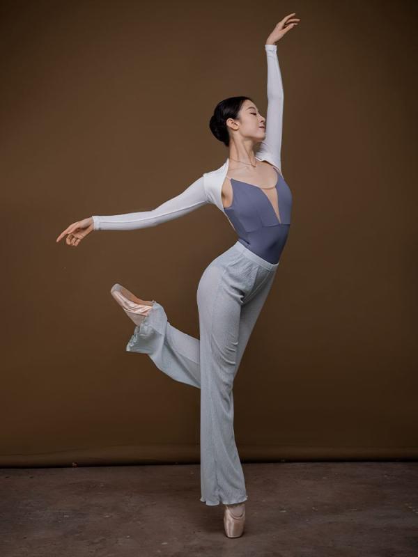 バレエパンツ レディース バレエ 練習着 レッスン着 女性用 ダンスパンツ フレアパンツ ポリエステル ..