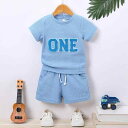 子供服 ベビー服 男の子 夏 Tシャツ パンツ 上下セット 2点セット 半袖 ショートパンツ 幼児 普段着 パジャマ コットン 6-12M 12-18M 18-...