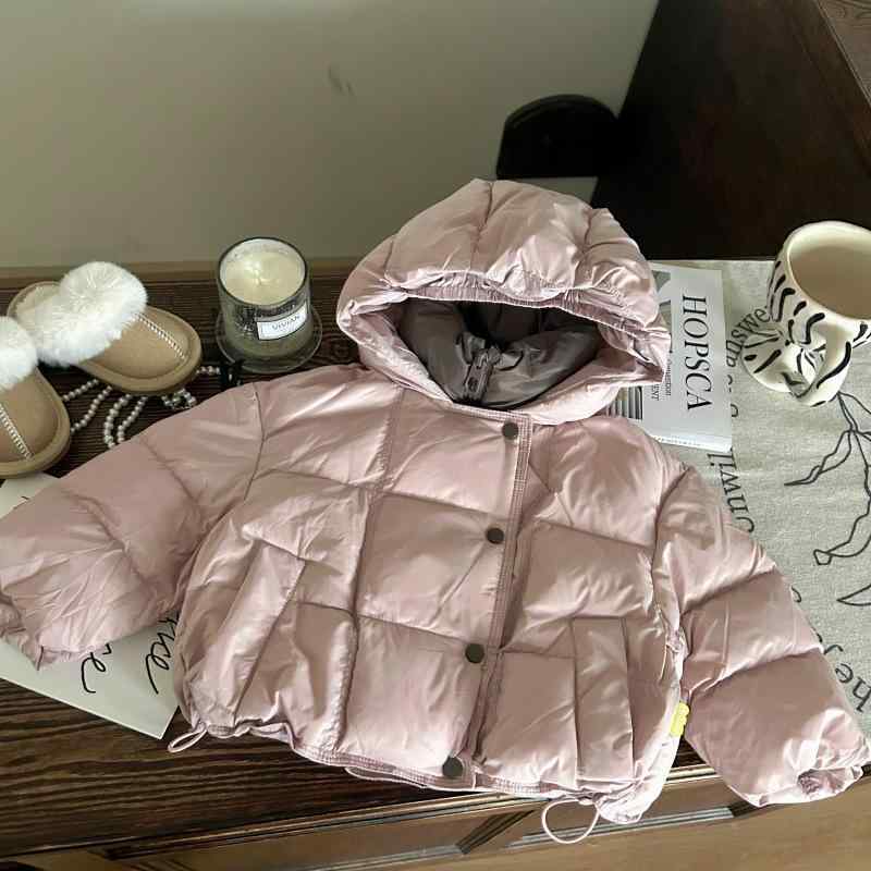 Coat - 子供服 ガールズ ダウンジャケット 秋冬 中綿入り アウター 80 90 100 110 120 130 140 150 センチ 幼稚園 保育園 小学生 防寒 撥水 あったか かわいい