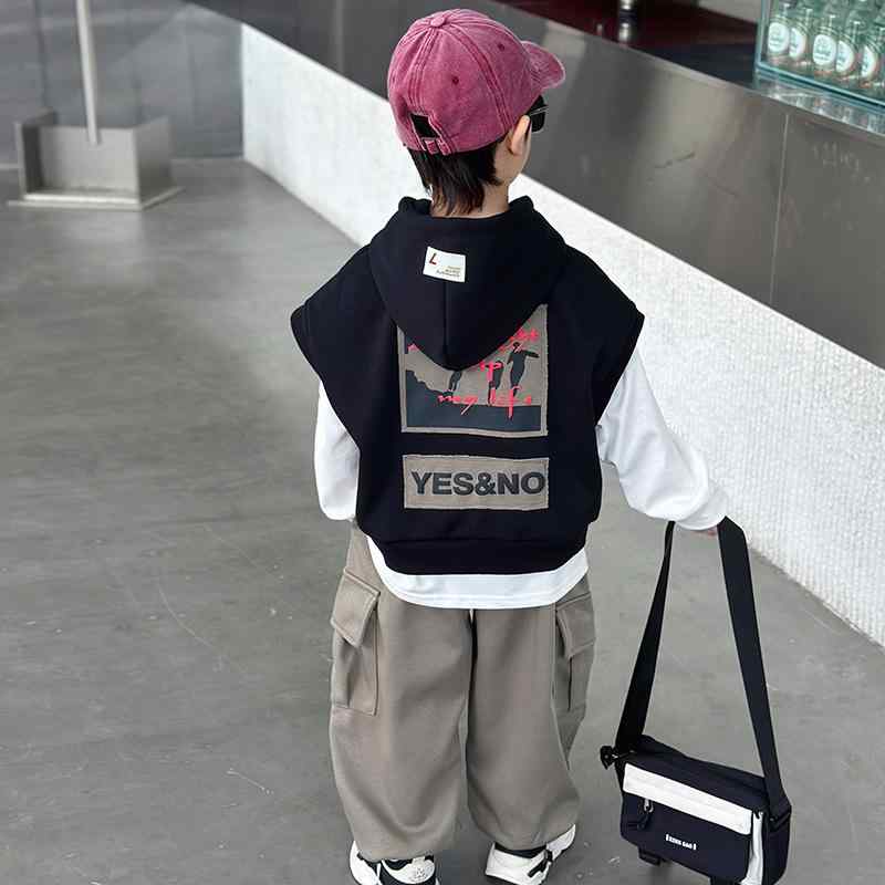 子供用セットアップ キッズ 男の子 パーカー パンツ 3点セット 春秋 長袖 綿100% ...