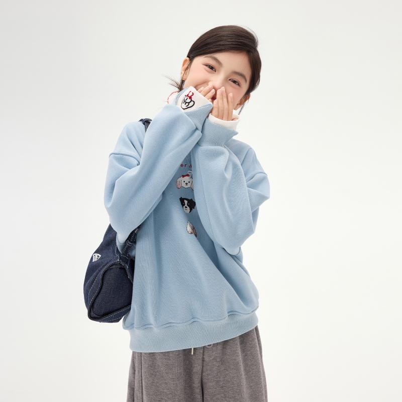 キッズ トレーナー かわいい 犬柄 子供服 女の子 長袖 スウェット プルオーバー ゆったり トップス 春..