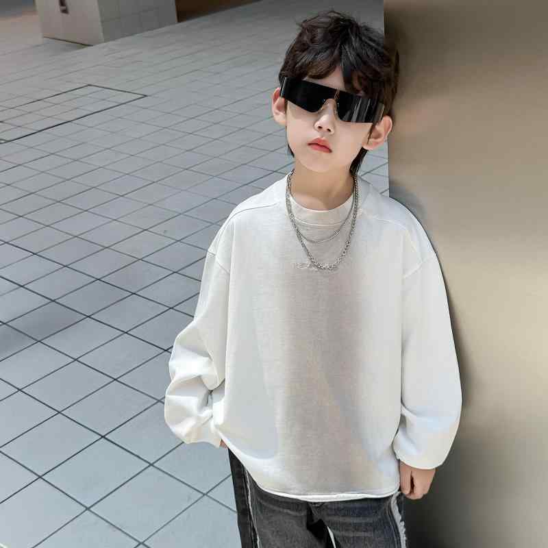 ・商品カテゴリ: 子供用トレーナー・対象: 男の子・スタイル: 韓国風・対象年齢: 3～8歳・推奨身長: 85～155cm・生地加工: 柔らか加工・柄: その他・厚さ: 普通・袖丈: 長袖・留め具タイプ: プルオーバー・フード: なし・素材: 綿・主な素材の含有量: 綿100%・安全レベル: B・色: 刺繍入りスプレートレーナー・サイズ: 8229.6cm, 9144cm, 10058.4cm, 10972.8cm, 11887.2cm, 12801.6cm, 13716cm