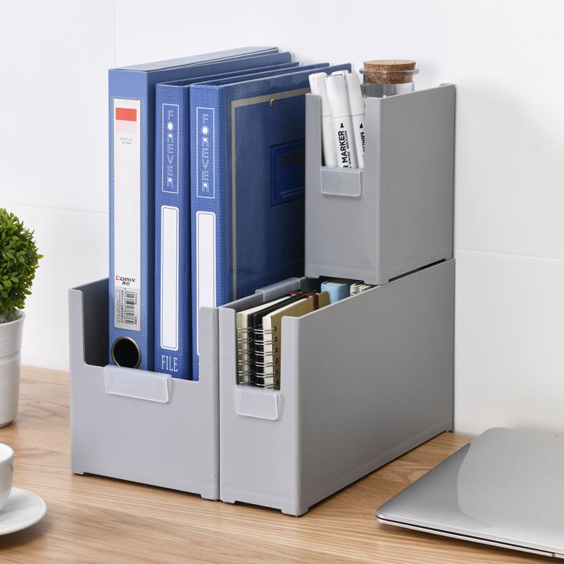 収納ケース デスク収納ボックス 卓上収納ラック 整理ボックス 化粧品収納 小物入れ ファイルボックス キッチン 浴室 寝室 リビング 収納 無蓋 分格 日式