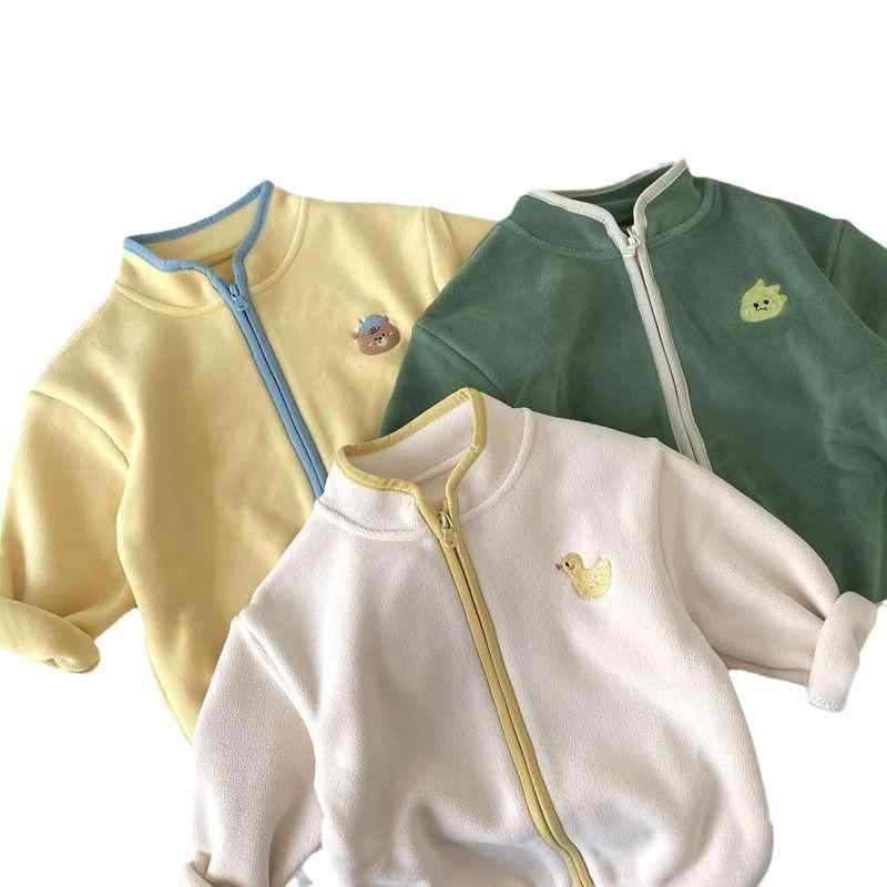 ・カテゴリ: 子供用アウター/ジャケット/コート・対象: 男女兼用・対象年齢: 中小規模の子供(3~8歳, 100~140cm)・ネックライン: ラウンドネック・スタイル: カジュアル・柄: 動物・厚さ: 普通・生地加工: 柔らかい加工・フード: フードなし・要素: カーディガン・袖丈: 長袖・安全等級: A類・生地: パイルフリース・裏地: ポリエステル繊維・服の留め方: ジッパー・裏地成分含有量: 90%・メイン生地: ポリエステル繊維・種類: ベルトなし・メイン生地成分含有量: 90%・カラー: 米白色, 黄色, 緑色・適応身長: 80cm, 90cm, 100cm, 110cm, 120cm・着丈: 短め・インナー: 毛のインナー