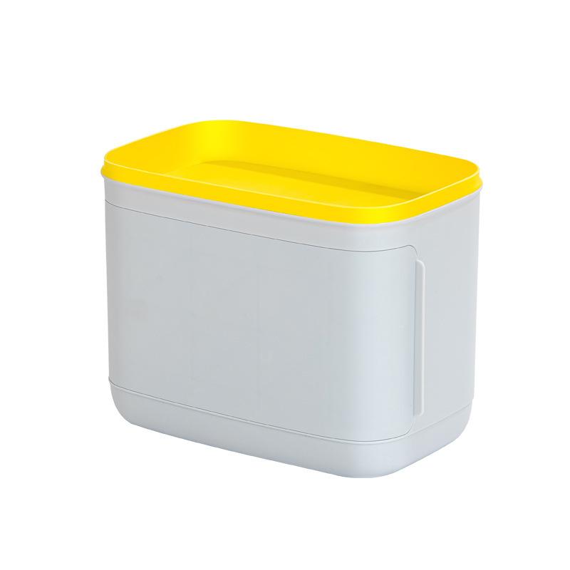 ・素材: プラスチック・用途: 抽取式ティッシュ・場所: バスルーム・スタイル: エレガント・カラー: 黄灰色、白灰色・機能: 多用途