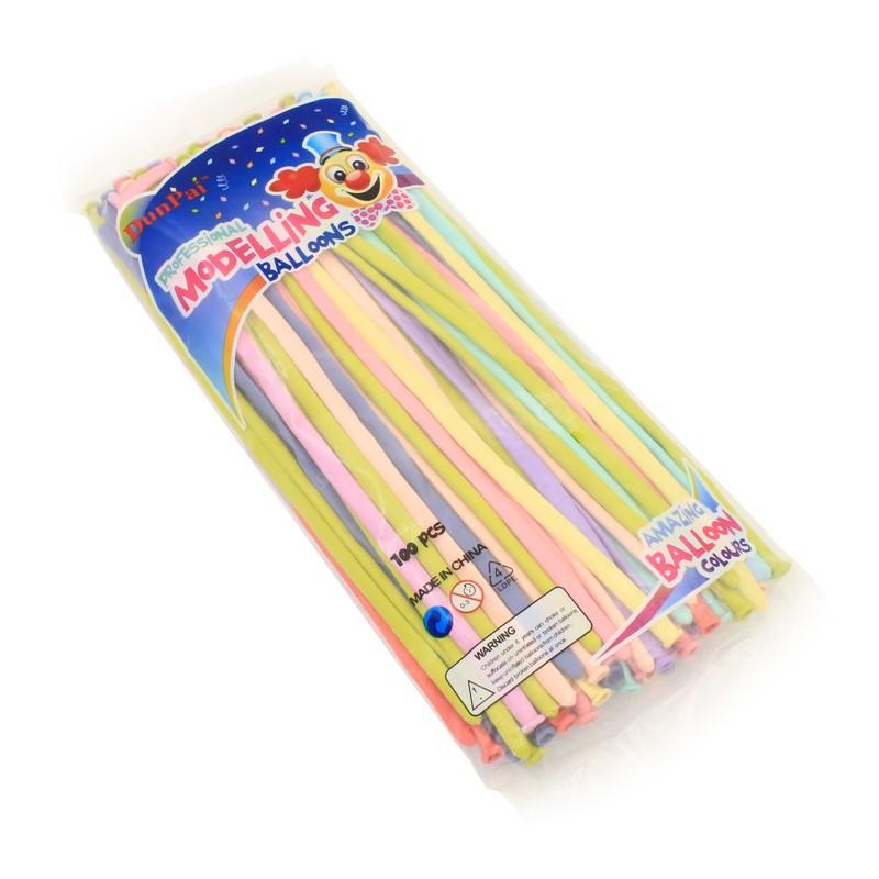 風船 マカロンカラー 長いマジックバルーン 260 バルーン アニマル ゴム風船 イベント パーティー