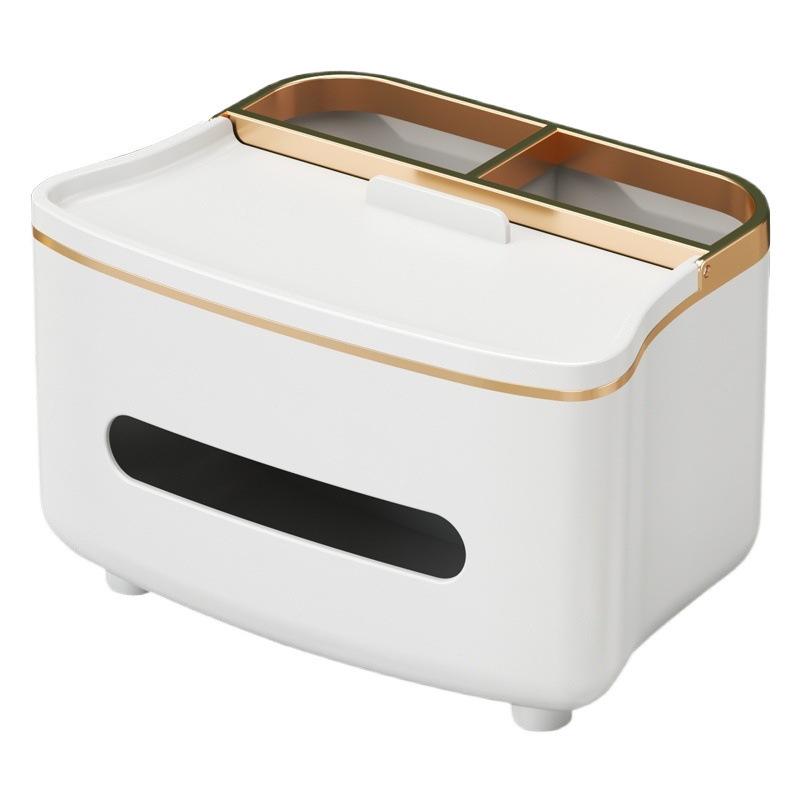 ティッシュボックス リビング 雑貨 整理用品 卓上収納 防水 多用途 北欧グリーン