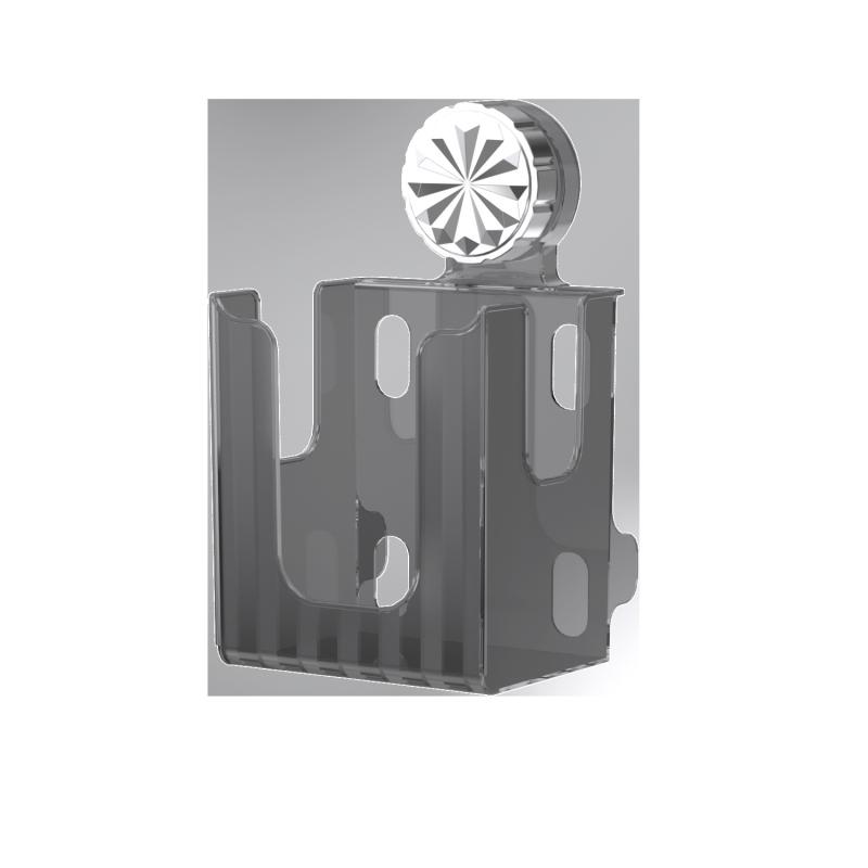 トイレットペーパーホルダー 壁掛け式 洗面所収納 ティッシュケース 吊り下げ 粘着式 多用途 透明