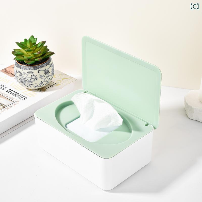 ・カテゴリ: 湿巾盒・素材: PP・適用紙: 抽取式・適用場所: リビング・カラー: オレンジ, ブラック, 青・機能: 防水, 多用途・スタイル: 現代的、シンプル