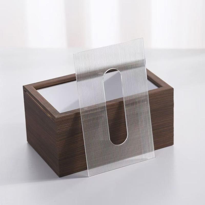 ティッシュボックス 木製 胡桃色 中華風 リビング 卓上 ペーパータオルケース ホテル レストラン 多用途