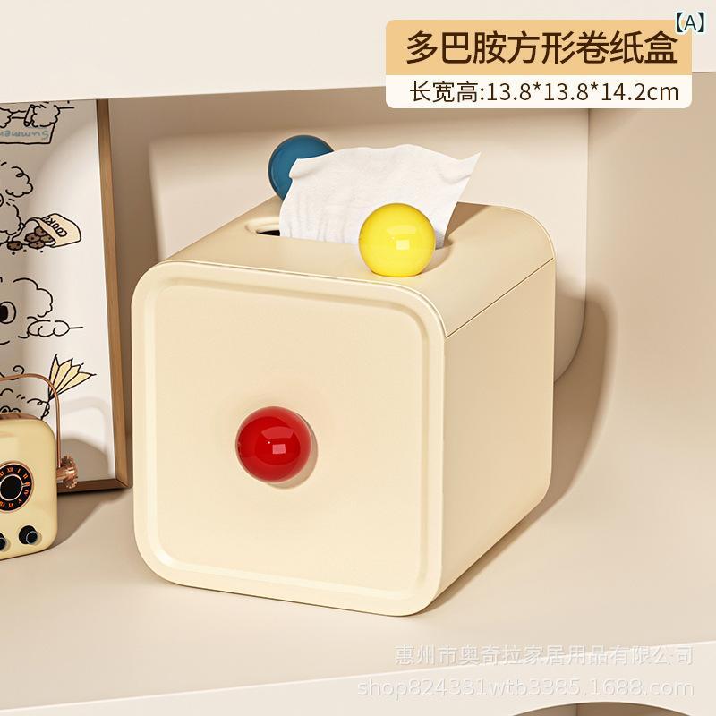 ティッシュボックス かわいい おしゃれ 卓上 ロールペーパー 収納 整理 多用途 リビング 寝室 洗面所