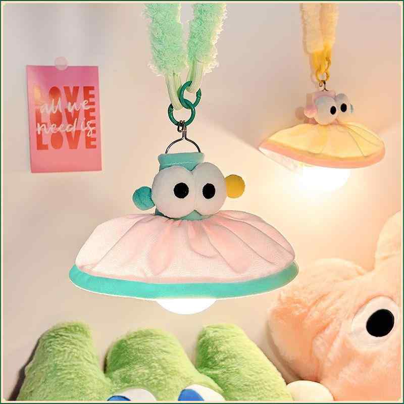 Orchid Lamps - ナイトライト ベッドルーム用 吊り下げライト 3段階調光 天ブルー 大眼仔 かわいい 置き型 照明器具