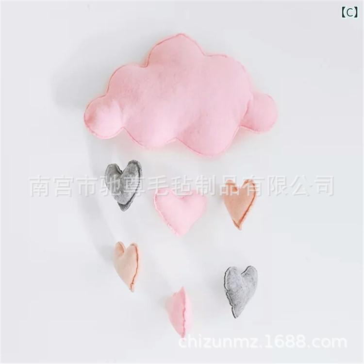 子供部屋 飾り付け 不織布 クラウド ドロップ 吊り下げ オーナメント デコレーション パーティー 誕生日 かわいい ファッション 白色 ピンク系 ブルー