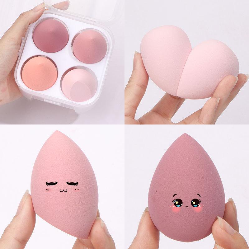 メイク用スポンジ パフ 8個セット 乾湿両用 彩妆 海綿