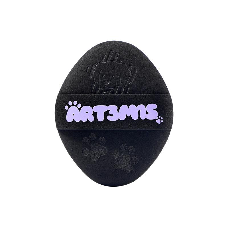 パフ 化粧パフ メイクアップパフ 湿式パフ 乾湿両用 聚氨酯 桃型 ブラック ピンク系