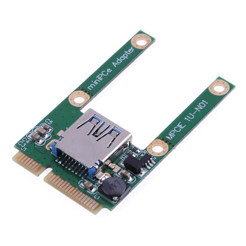 Mini PCI-E 拡張 USB 2.0 インターフェース MPCIE - USB 変換カード 全高/半高