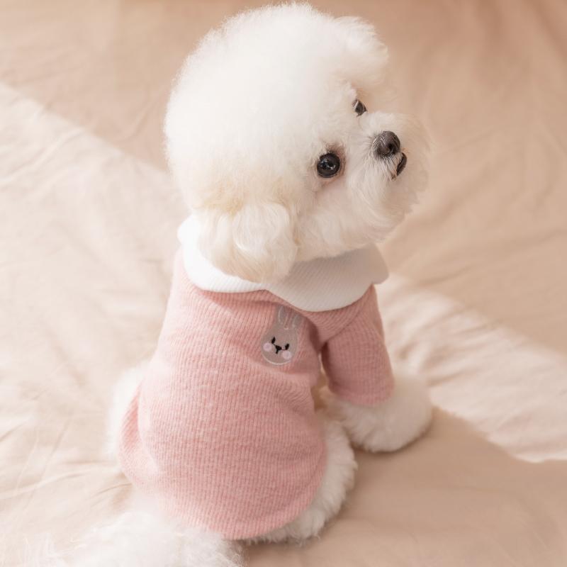 ペット服 秋冬 犬 服 トップス 小型犬 2足 かわいい 小熊 ブルー ピンク