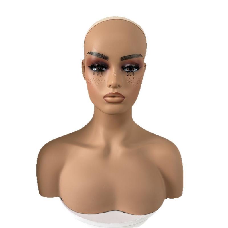 頭 モデル レディース メンズ ウィッグ 帽子 スカーフ アクセサリー 展示用 フェイス ペイント PVC製