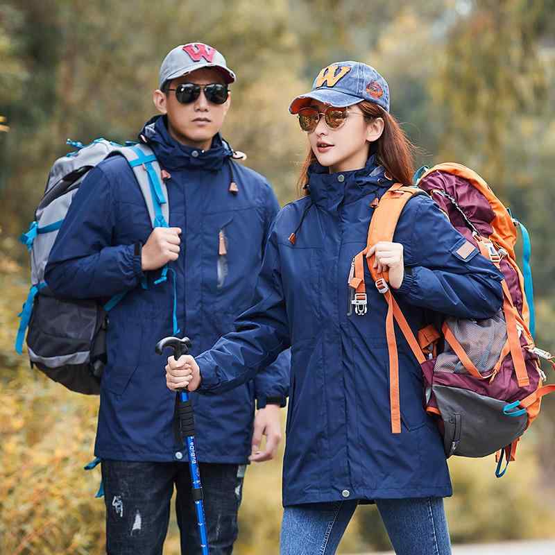 マウンテンパーカー 男女兼用 撥水 防風 保温 フリース裏地 アウター 取り外し可能 登山 スキー ウェア アウトドアウェア 秋冬 黒 ブラック ネイビー カーキ グレー ピンク
