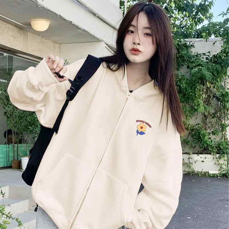 パーカー レディース 秋冬 裏起毛 あったか ジップアップ 花柄 長袖 大きいサイズ ゆったり 部屋着 ルームウェア カジュアル スポーティー 普段使い デイリー ブラック 紺色 ネイビー アイボリー M L XL XXL