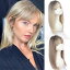 つけ毛 レディース 女性用 ヘアピース 部分ウィッグ 50cm ストレート トップカバー 高温耐熱ファイバー..