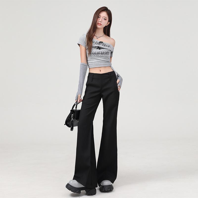 ジーンズ レディース ハイウエスト デニムパンツ ブーツカット ジーパン 美脚 スタイルアップ ロングパンツ ブラック グレー XS S M L XL 綿70%以上 無地