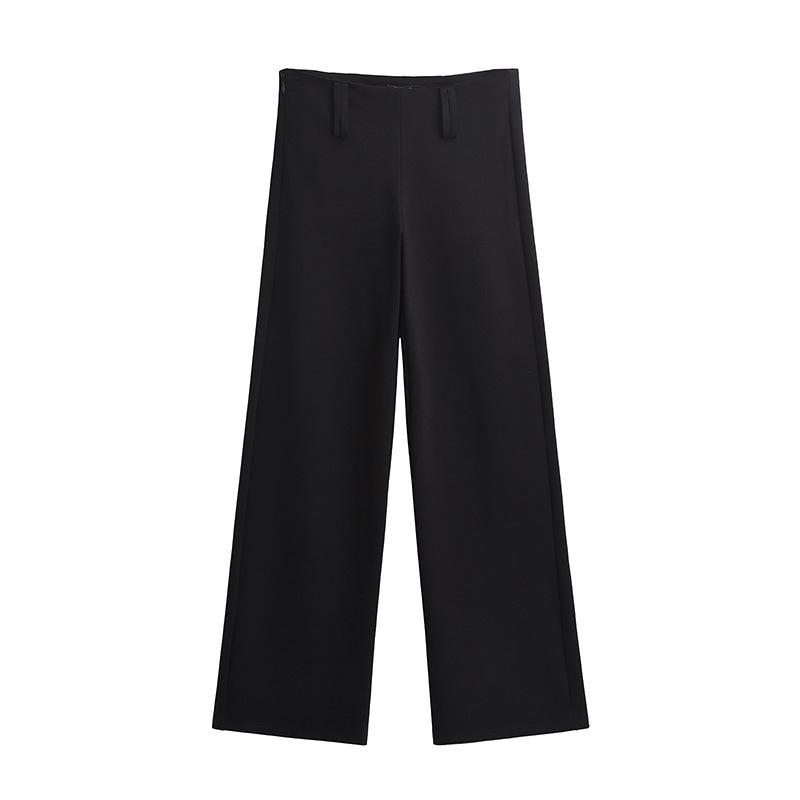 パンツ レディース テーパードパンツ スラックス 黒 ブラック ゆったり 通勤 オフィス カジュアル きれいめ 上品 シンプル 無地 美脚 着痩せ効果 スタイルアップ おしゃれ