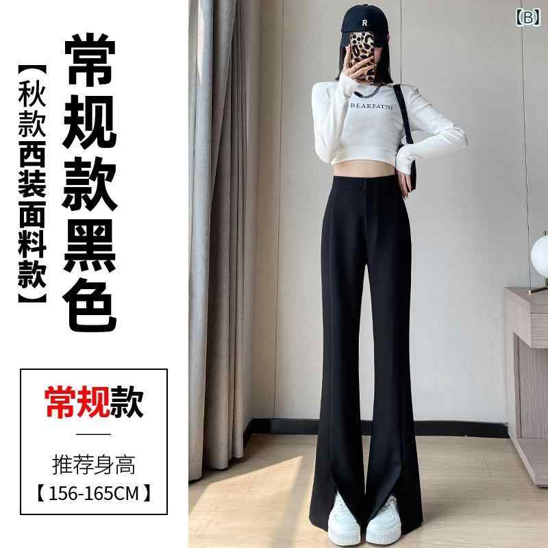 パンツ レディース スラックス 高腰 ワイドレ...の紹介画像3